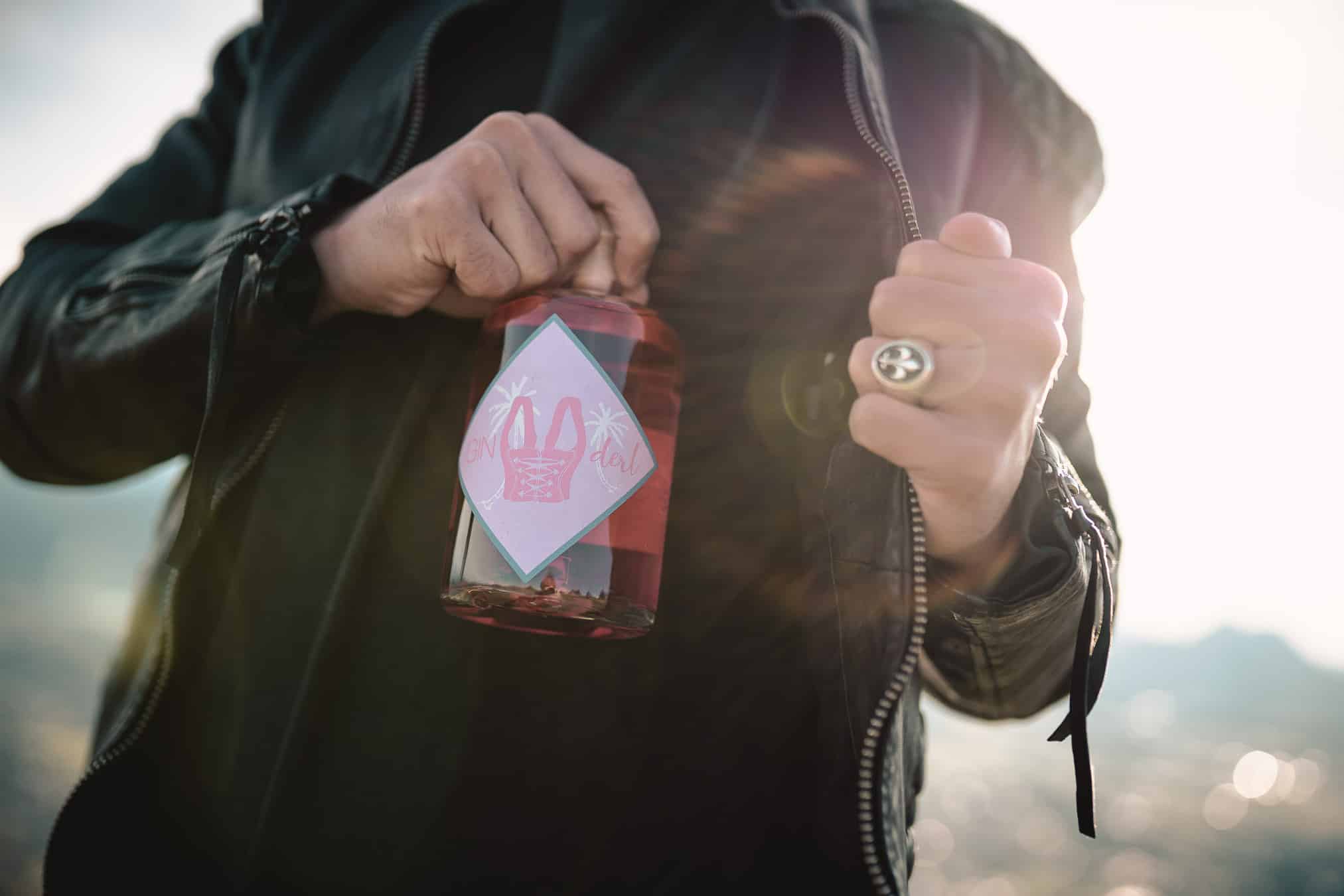 Ginderl gin salzburg gaisberg lederjacke